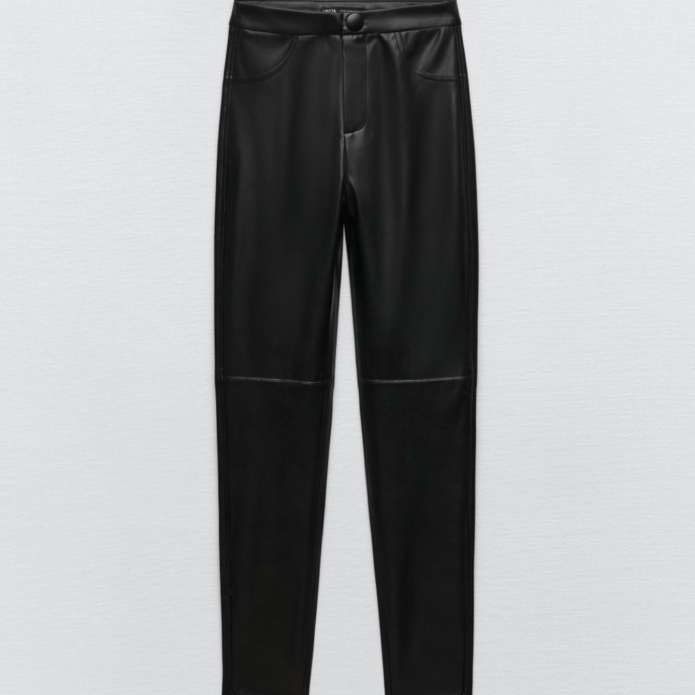 Zara Leather Legging Hi-Rise